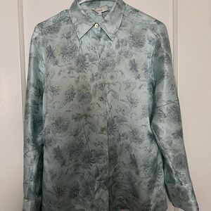 Vince Blue Casual Button Down Shirt